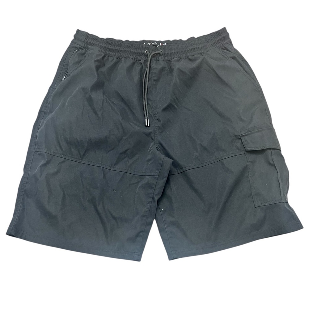Akademiks Men's 3XL Black Cargo Shorts